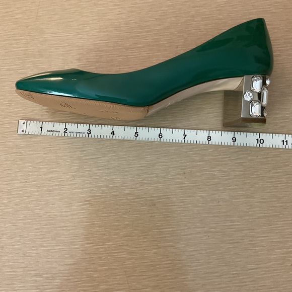 Fabulous Miu Miu patent leather pumps with rhinestone heels WORN ONCE size 36.5 - Picture 9 of 12